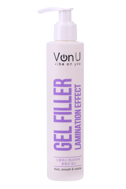 Гель-филлер VonU Lamination effect gel filler ламинирующий для волос 200 мл