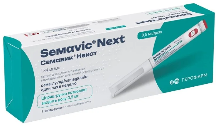 Семавик раствор 0.5 мг / доза 3 мл