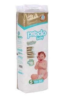 Подгузники Predo Baby 5 шт (11-25 кг) 32 шт