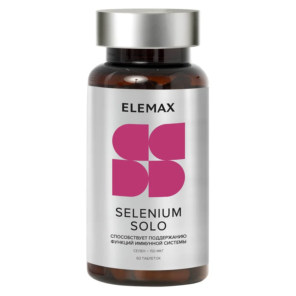 Селен Соло, 150 мкг, 60 таблеток, Elemax