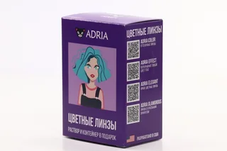 Контактные линзы Adria Color 2 Tone Turquoise мягкие / квартальные 0,00/14,2/8,6 2 шт