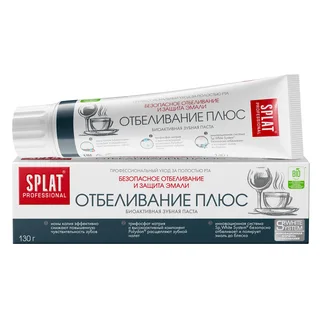 Prof White Plus / Отбеливание Плюс зубная паста, 130 г