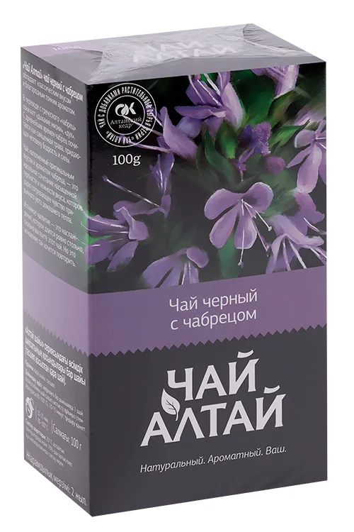 Чай Алтай черн с чабрецом 100 гр
