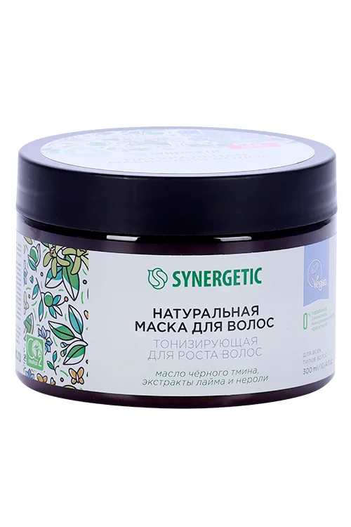 Маска для волос Synergetic Тонизирующая для роста волос 300 мл