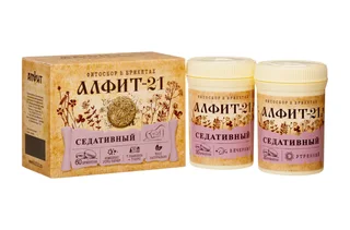Алфит 21 Седативный утренний вечерний 60 брикетов