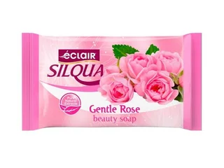 Мыло Silqua Eclair туалетное нежная роза, 140 г