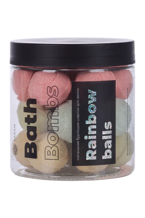 Шарики для ванны бурлящие Rainbow balls 300 гр