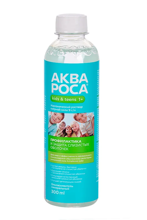 Ополаскиватель АкваРоса изотонический 0,9% 300 мл