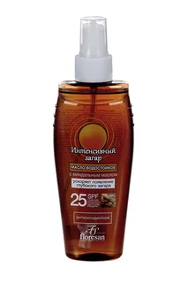 Масло Флоресан для интенсивного загара SPF25 150 мл