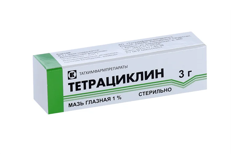 Тетрациклиновая Мазь глазная 1% 3 гр