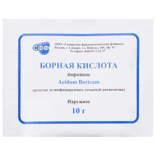 Борная Кислота Пор 10Г Уп N1