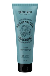 Гель для бритья прозрачный Eden For men без пены 125 мл
