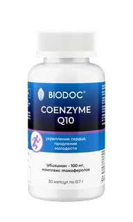 Биологически активная добавка Biodoc Коэнзим Q10 30 капсул по 700 мл