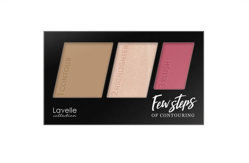 Палетка для контуринга LavelleCollection Few steps 01 berry beige FSC-01