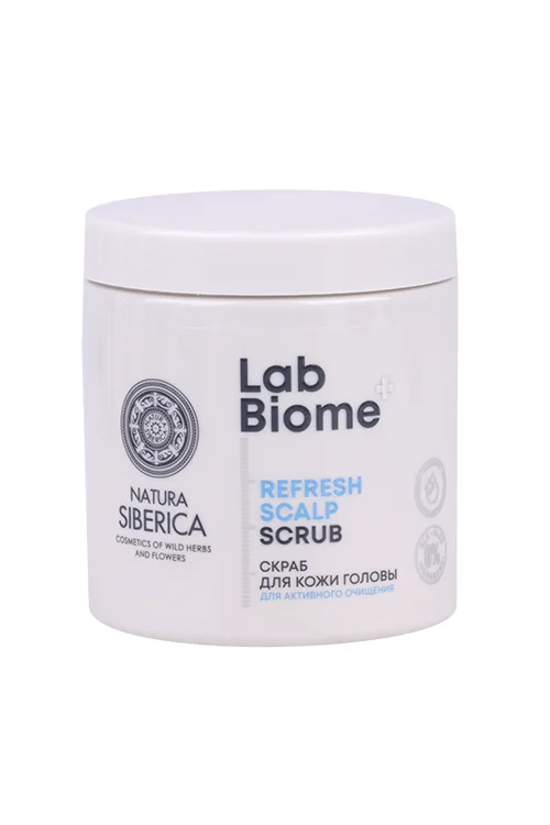 Скраб Natura Siberica Lab Biome активное очищение для кожи головы 330 гр