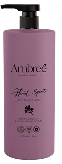 Увлажняющий парфюмированный spa гель для душа серии Ambree professional Herbal spirit. 1л
