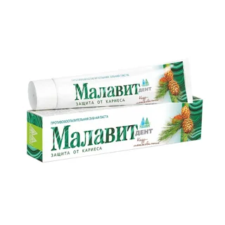 Малавит паста зубная Дент кедр можжевельник 70 гр