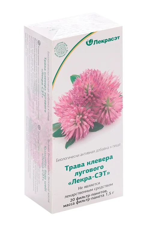 Клевер луговой трава серии Алтай 1,5 гр 20 шт ф/п