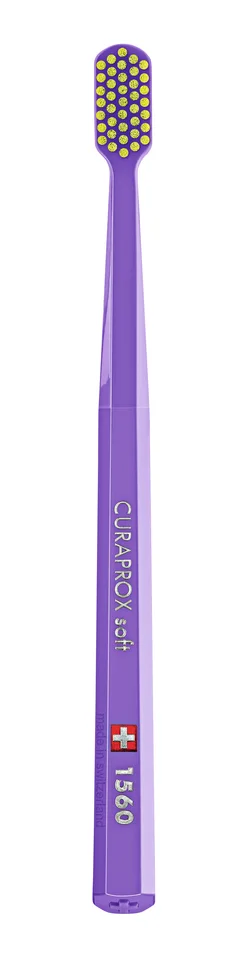 Зубная щетка Curaprox "soft" фиолетовая d 0,15 мм
