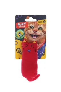 Игрушка для животных Fancy Pets котик 14 см красная