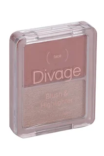 Палетка Divage Blush & Highlighter Duo для лица
