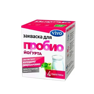 Виво Закваска Пробио Йогурт 0,5 гр 4 шт