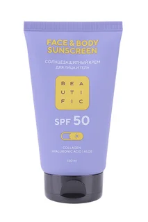 Крем Beautific солнцезащитный для лица и тела с SPF 50, 150 мл