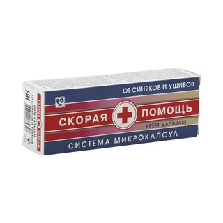 Скорая помощь против синяков ушибов крем-бальзам для тела 75 мл