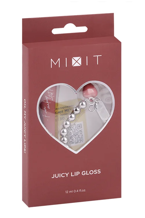 Блеск для губ Mixit глянцевый make up juicy тон 02 12 мл