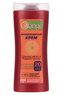 Крем Orange солнцезащит SPF20 для загара 300 мл