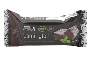 Пирожное ProteinRex Lamington протеин 12% без сахара шоколад, 50 г