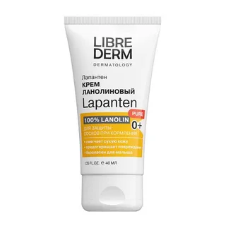 Крем Librederm Lapanten ланолиновый для гигиенич ухода за сосками кормящих матерей, 40 мл
