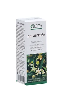 Масло Oleos Петитгрейн эфирное 10 мл