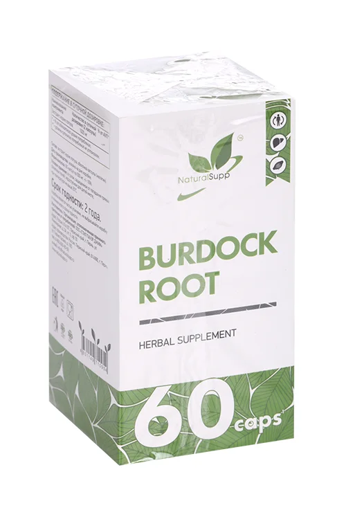 Корень лопуха Naturalsupp 60 шт капсулы