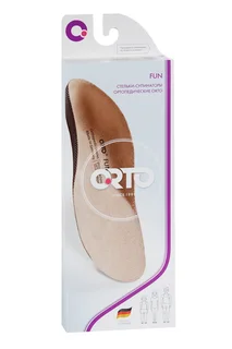 Стельки-супинаторы Orto Fun ортопедические для детей / подростков синий р 27-28 пара