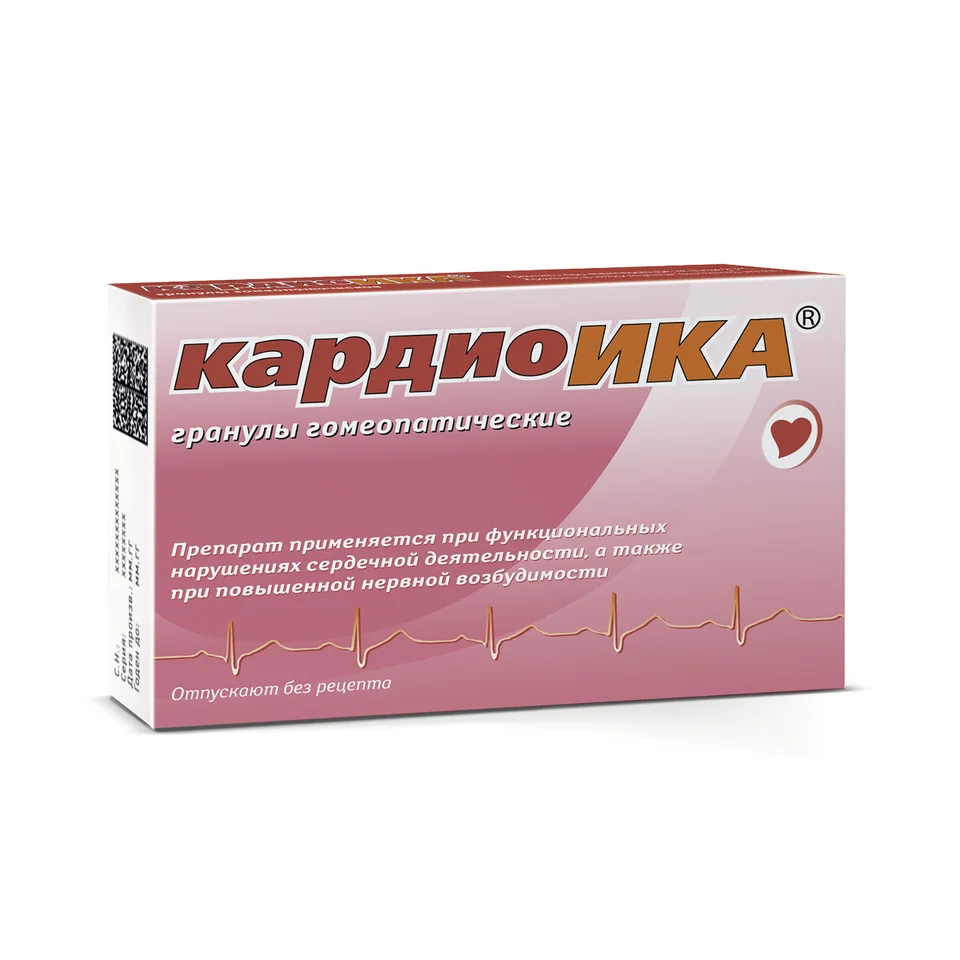 КардиоИКА гранулы гомеопатические 10 гр гранулы 10 г