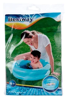 Бассейн надувной 61×15 см от 2 лет цвета Микс 51061 Bestway