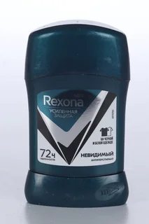 Антиперспирант-шарик Rexona MEN невидимый на черной / белой одежде 72 ч, 50 мл