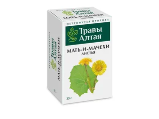 Мать-и-мачехи листья ФармаЦвет 35 гр сырье растительное измельченное