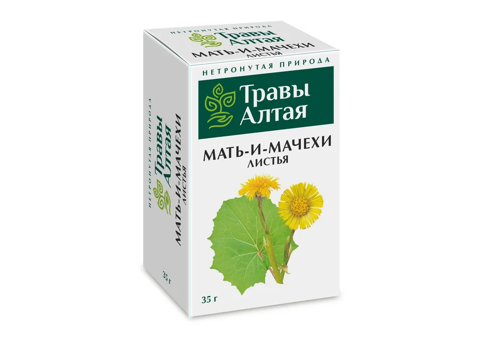 Мать-и-мачехи листья сырье 35 г