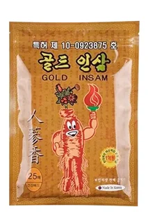 Патч-Пластырь Gold Insam pad 25pcs косметический согревающий для тела