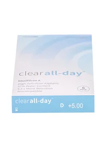 Линзы Clearlab Clear all-day контактные R 8,6 (диоптрия -5,0) 6 шт