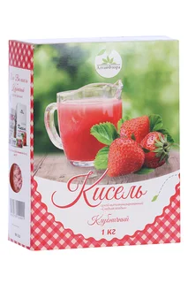 Кисель Сладкая ягодка витаминизированный клубничный сухой, 1 000 г