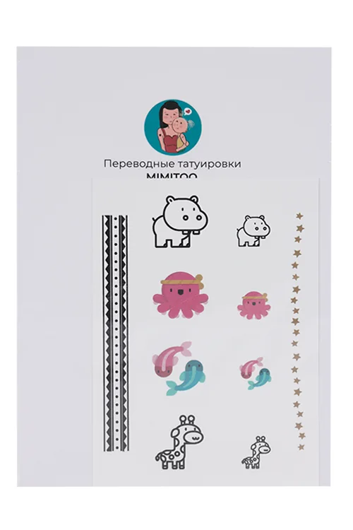 Мини-тату Mimitoo переводные Рыбы