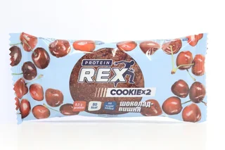 Печенье ProteinRex Cookie 2 с высоким содержанием протеина со вкусом шоколад-вишня, 50 г