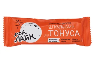 Батончик Леовит Апельсин для тонуса, 25 г