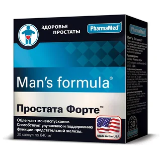 Менс Формула Простата Форте капсулы 30 шт