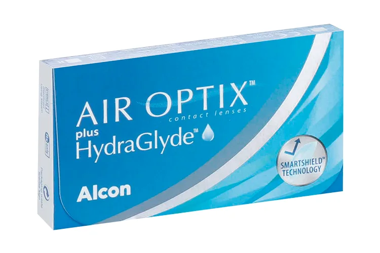 Контактные линзы Air Optix plus HydraGlyde (3) ежемесячные -5,50/14,20/8,6 3 шт