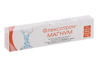 Флексотрон Магнум на основе гиалуроната натрия 3% 30 мг / мл 3 мл