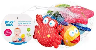 Набор игрушек Roxy Kids Морские обитатели для ванн 6 шт